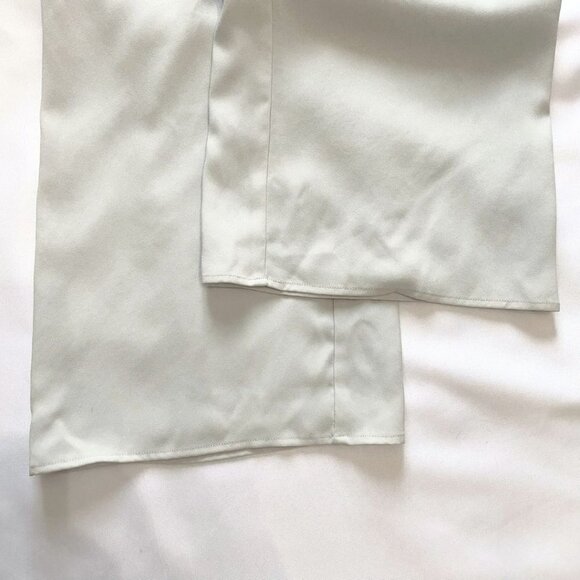 ARITZIA BABATON CLAY GREY STRAPLESS WIDE LEG JUMPSUIT - 00 - Picture 8 of 10